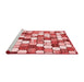 Modern Red Washable Rugs