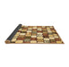 Sideview of Abstract Brown Modern Rug, abs385brn