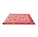 Modern Red Washable Rugs