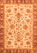 Machine Washable Abstract Orange Modern Area Rugs, wshabs3860org