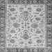 Square Abstract Gray Modern Rug, abs3860gry