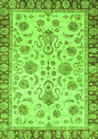 Abstract Green Modern Rug, abs3860grn