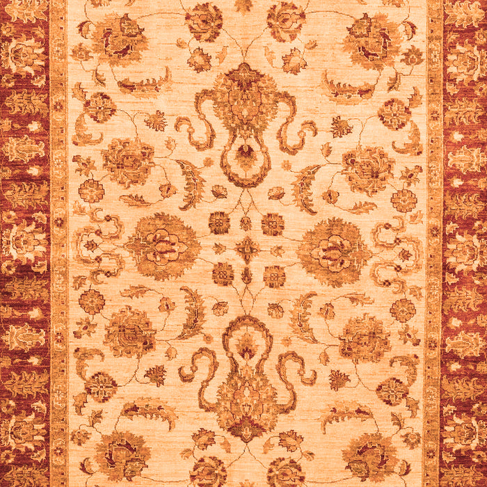 Abstract Orange Modern Rug, abs3860org