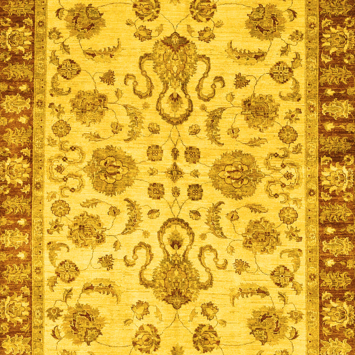 Abstract Yellow Modern Rug, abs3860yw
