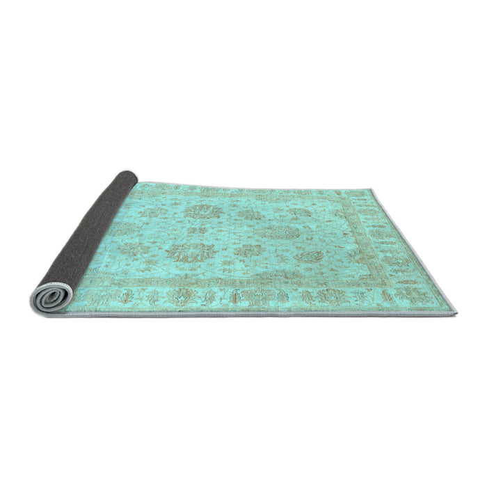Sideview of Oriental Light Blue Traditional Rug, abs3861lblu