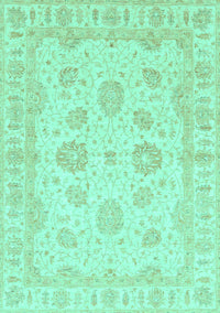 Oriental Turquoise Traditional Rug, abs3861turq