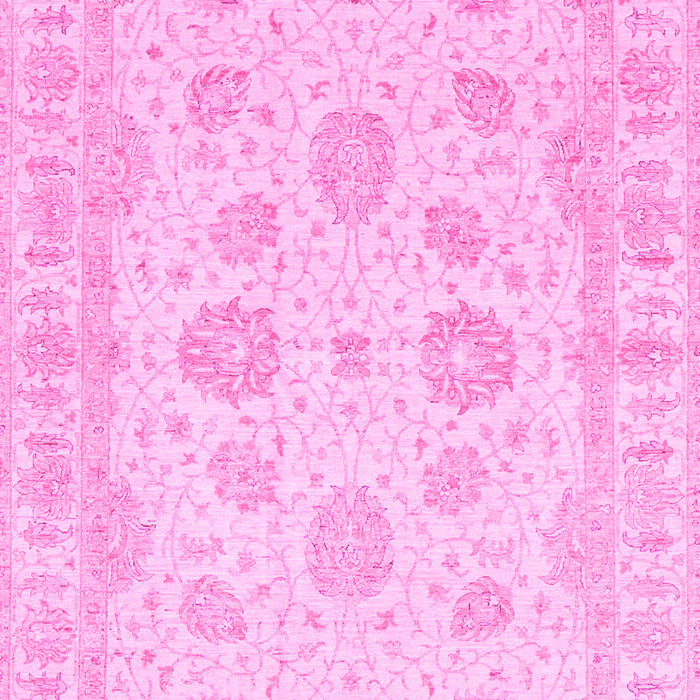 Machine Washable Oriental Pink Traditional Rug, wshabs3861pnk