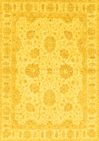 Oriental Yellow Traditional Rug, abs3861yw