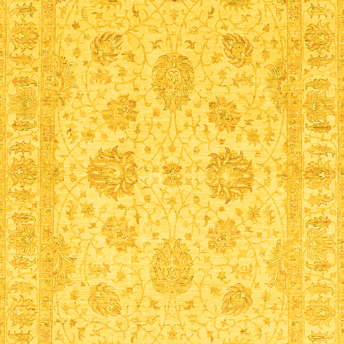 Oriental Yellow Traditional Rug, abs3861yw