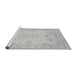 Sideview of Machine Washable Oriental Gray Traditional Rug, wshabs3862gry