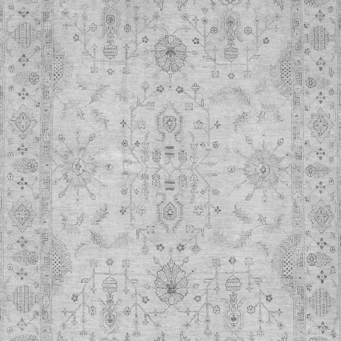 Machine Washable Oriental Gray Traditional Rug, wshabs3862gry