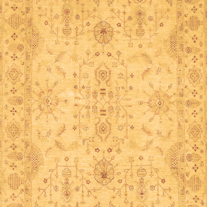 Machine Washable Oriental Brown Traditional Rug, wshabs3862brn