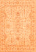 Oriental Orange Traditional Rug, abs3862org