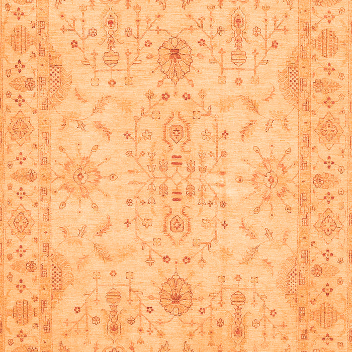 Oriental Orange Traditional Rug, abs3862org