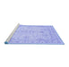 Sideview of Machine Washable Oriental Blue Traditional Rug, wshabs3862blu