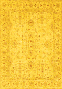 Oriental Yellow Traditional Rug, abs3862yw