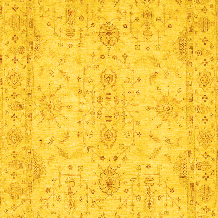 Oriental Yellow Traditional Rug, abs3862yw