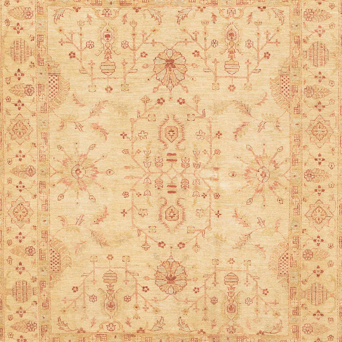 Machine Washable Abstract Orange Rug, wshabs3862