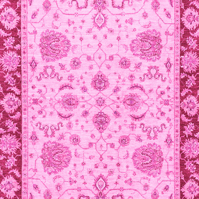 Machine Washable Oriental Pink Traditional Rug, wshabs3863pnk