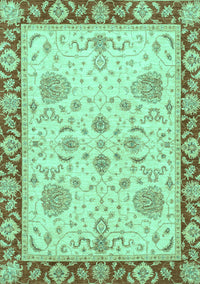 Oriental Turquoise Traditional Rug, abs3863turq