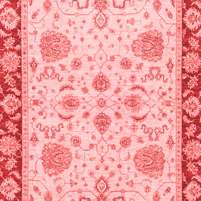 Machine Washable Oriental Red Traditional Rug, wshabs3863red