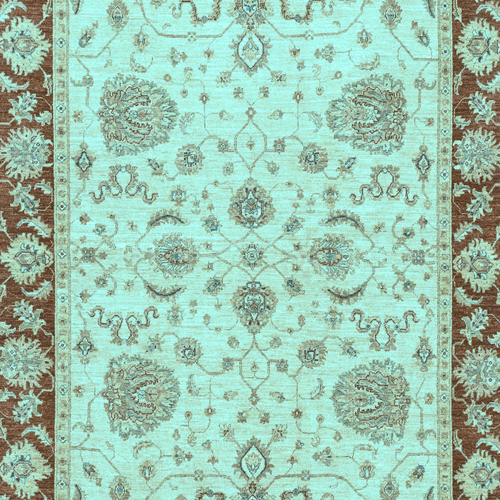 Oriental Light Blue Traditional Rug, abs3863lblu
