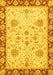 Oriental Yellow Traditional Rug, abs3863yw