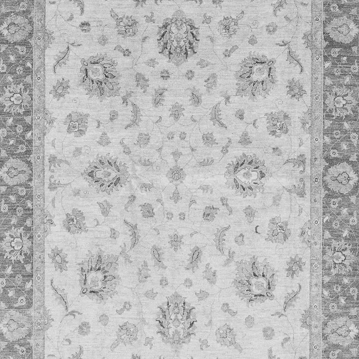 Machine Washable Oriental Gray Traditional Rug, wshabs3864gry