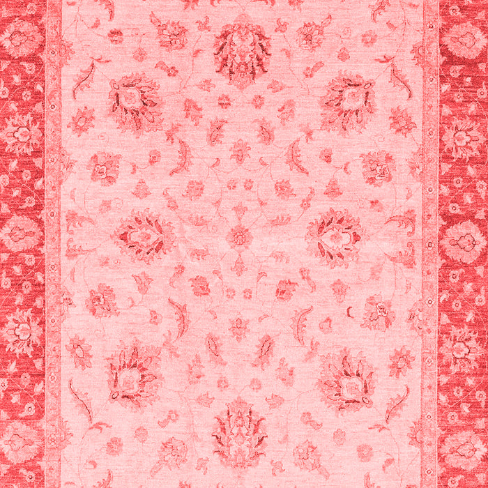 Machine Washable Oriental Red Traditional Rug, wshabs3864red