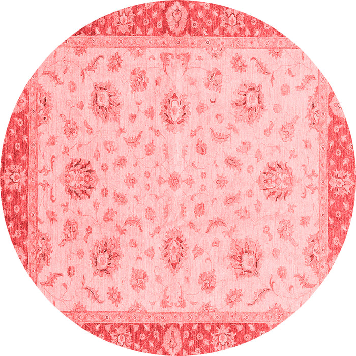 Machine Washable Oriental Red Traditional Rug, wshabs3864red
