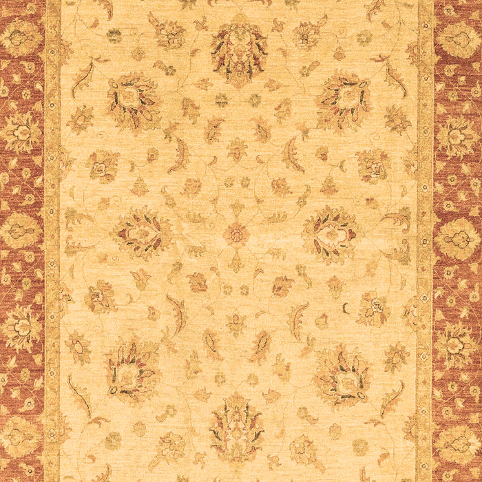 Machine Washable Oriental Brown Traditional Rug, wshabs3864brn