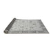 Sideview of Oriental Gray Traditional Rug, abs3864gry