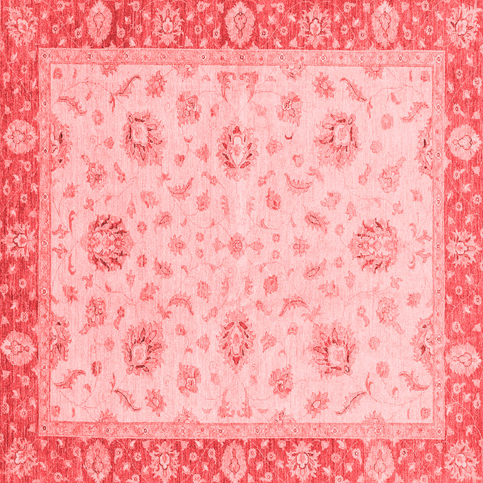 Machine Washable Oriental Red Traditional Rug, wshabs3864red