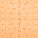 Square Oriental Orange Traditional Rug, abs3865org