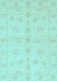 Oriental Light Blue Traditional Rug, abs3865lblu