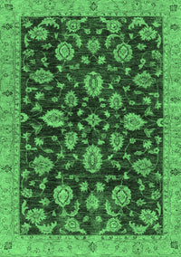 Oriental Emerald Green Traditional Rug, abs3866emgrn