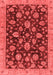 Oriental Red Traditional Area Rugs