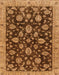 Abstract Red Brown Oriental Rug, abs3866