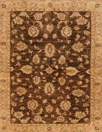 Machine Washable Abstract Red Brown Rug, wshabs3866