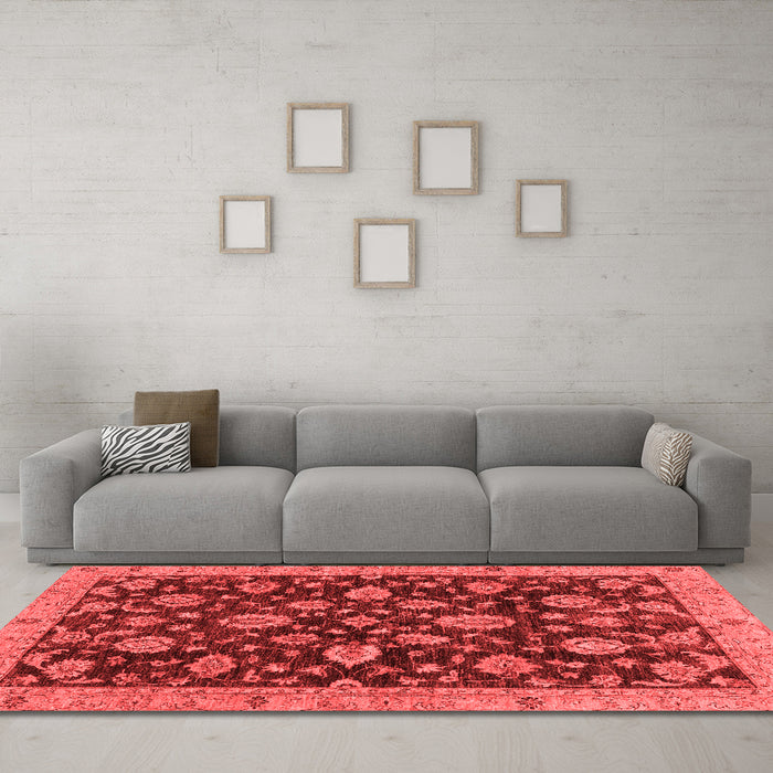 Traditional Red Washable Rugs