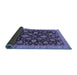 Sideview of Oriental Blue Traditional Rug, abs3866blu