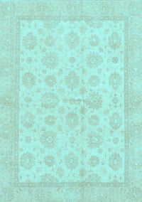 Oriental Light Blue Traditional Rug, abs3867lblu