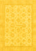 Oriental Yellow Traditional Rug, abs3867yw