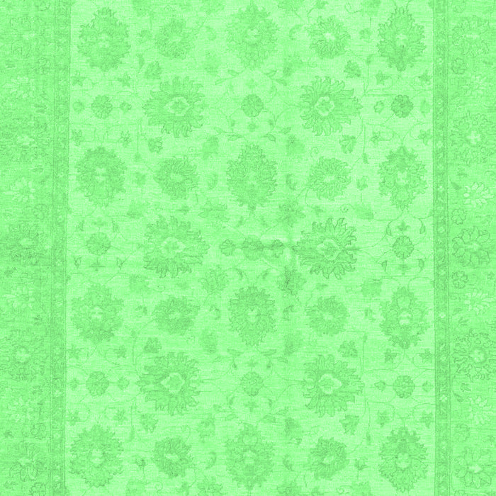 Oriental Emerald Green Traditional Rug, abs3867emgrn