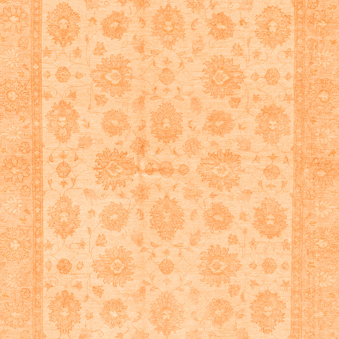 Oriental Orange Traditional Rug, abs3867org