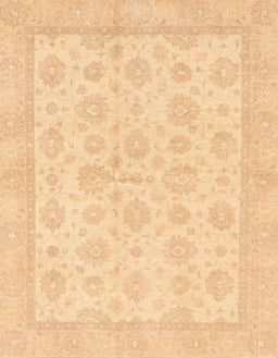 Abstract Mustard Yellow Oriental Rug, abs3867