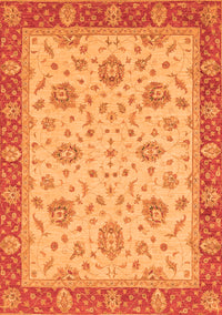 Oriental Orange Traditional Rug, abs3868org