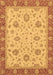 Machine Washable Oriental Brown Traditional Rug, wshabs3868brn