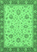 Oriental Emerald Green Traditional Rug, abs3868emgrn