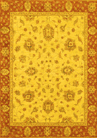 Oriental Yellow Traditional Rug, abs3868yw